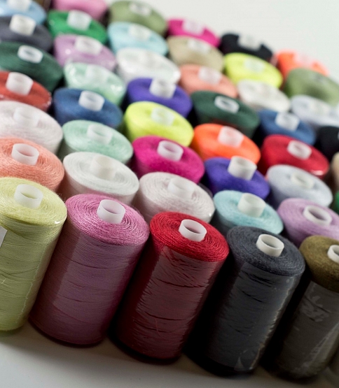 HQG Asst Polyester Thread 50 x 1000 Yd Reels
